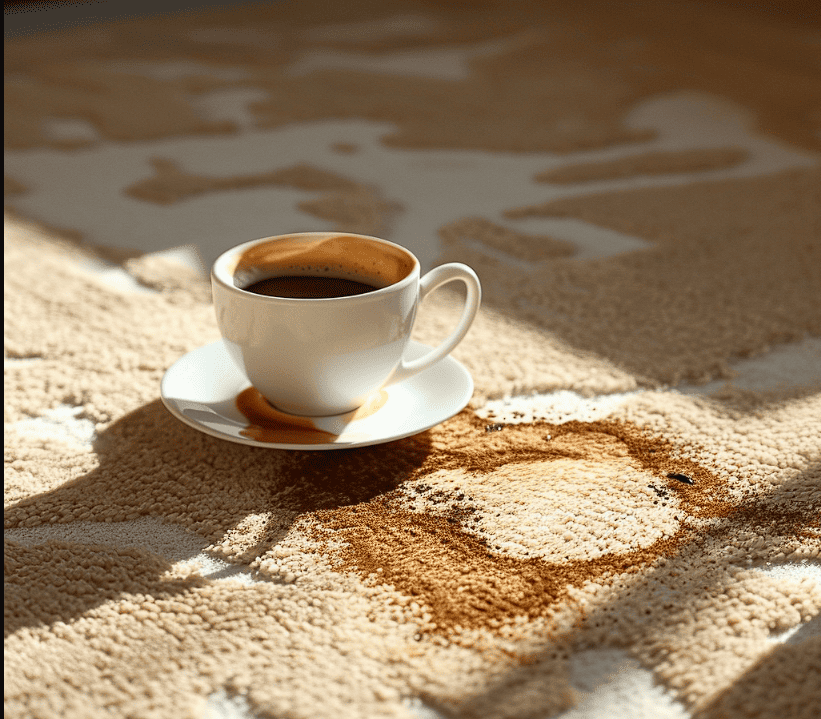 How to Clean Coffee Stains on Carpet