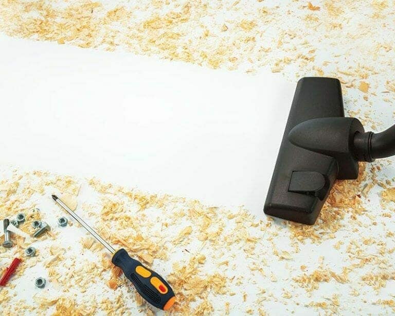 Renovation cleanup and debris removal service