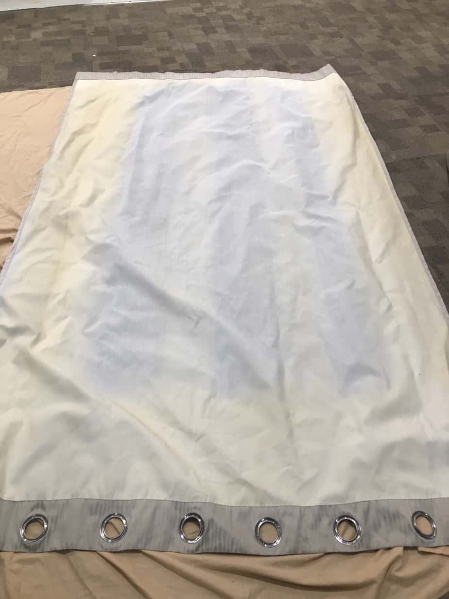 Curtain Deep Cleaning Process