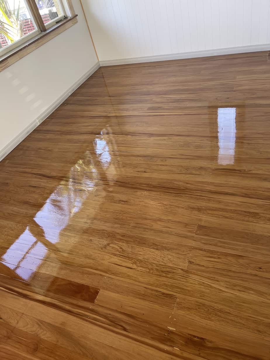Sanded and Polished Timber Floor